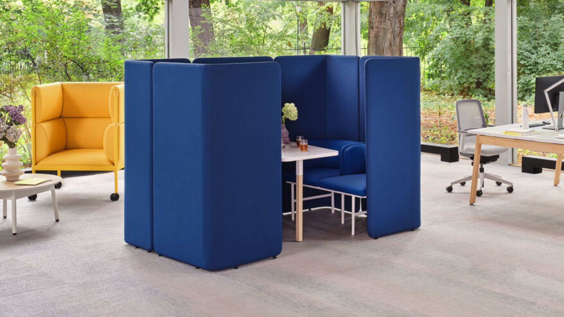 Mobilier de bureau acoustique